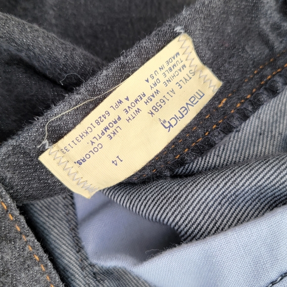 Vintage black faded elastic waist jeans - Picture 3 of 5